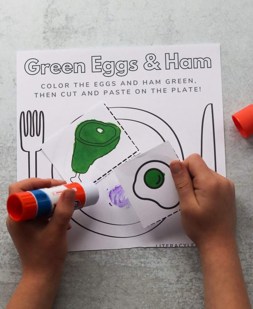 Green Eggs Ham Printable Worksheet Literacy Learn Green Eggs Ham Printable Worksheet Literacy Learn