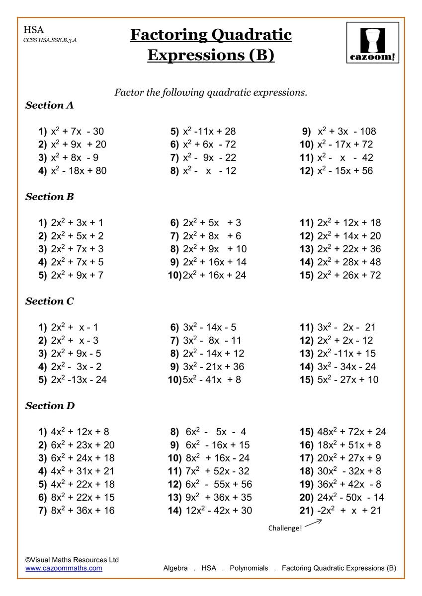 High School Math Worksheets Math Worksheets PDF Cazoom Math Math Worksheets Superstar Worksheets