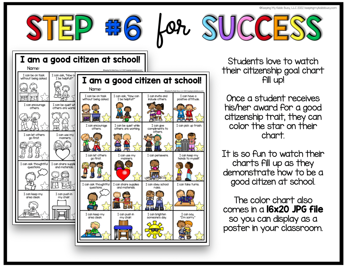 How To Be A Good Citizen At School Citizenship Skills FREEBIE Keeping My Kiddo Busy