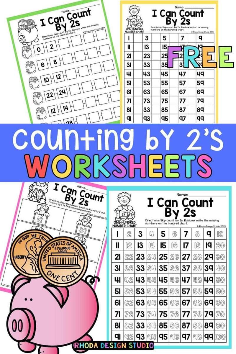 I Can Count Skip Counting By 2s Worksheets I Can Count Skip Counting By 2s Worksheets
