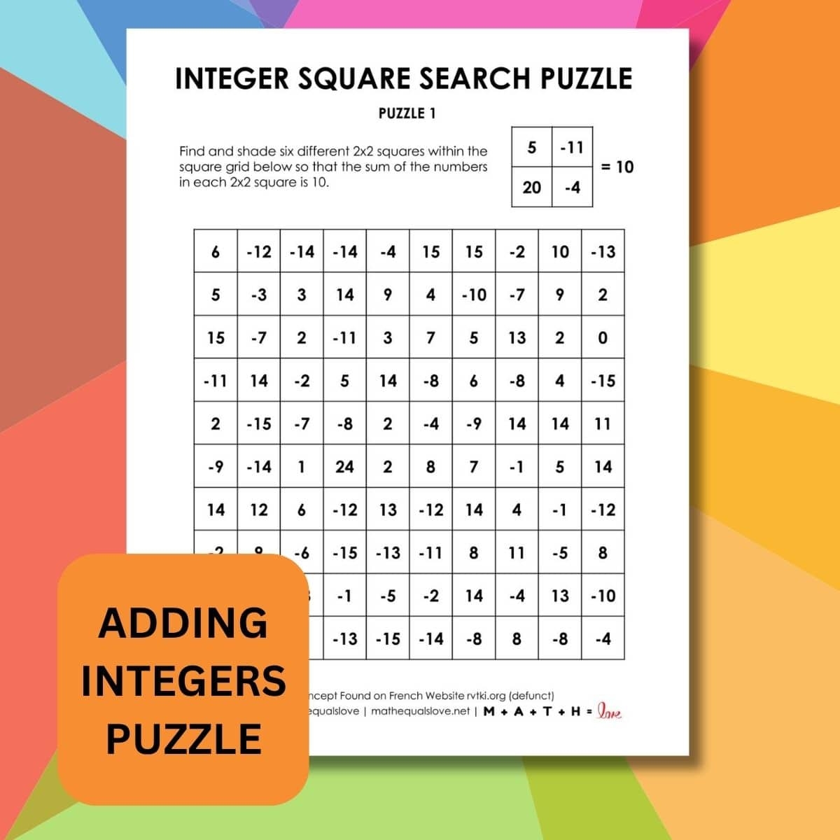 Integers 6 8 Math Love Integers 6 8 Math Love