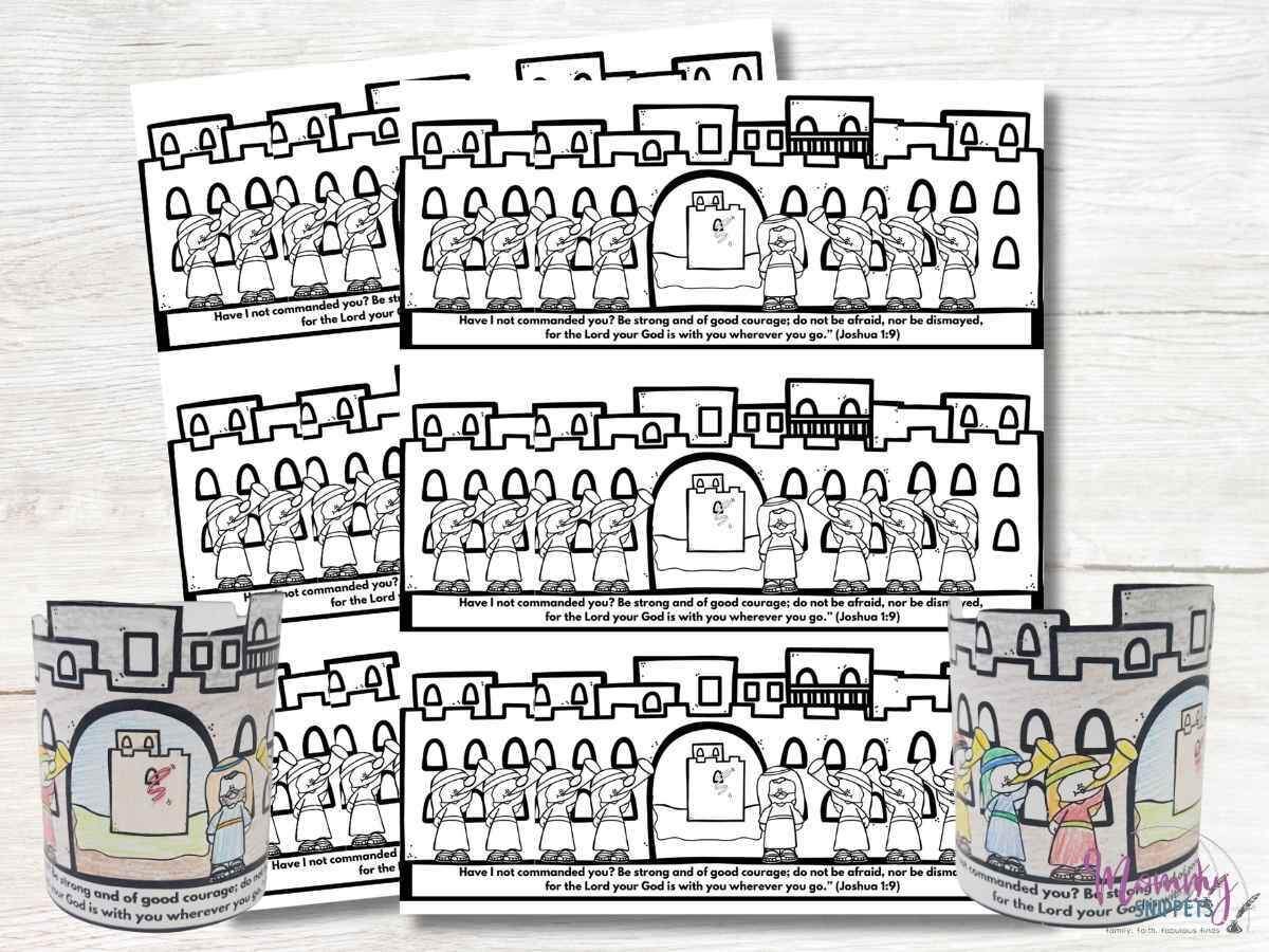 Joshua And The Battle Of Jericho Craft Mommy Snippets Joshua And The Battle Of Jericho Craft Mommy Snippets