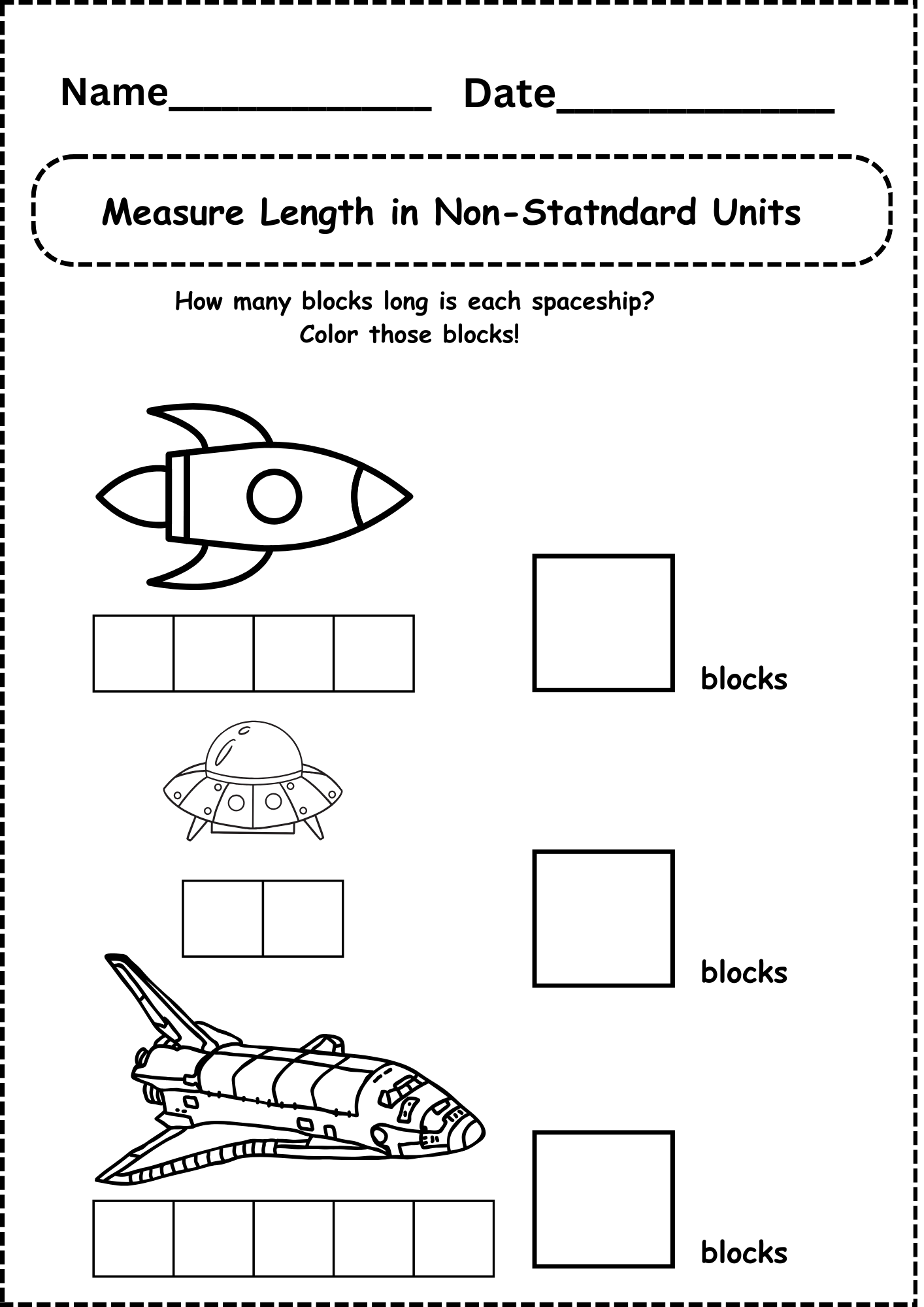 Measuring Length Worksheets