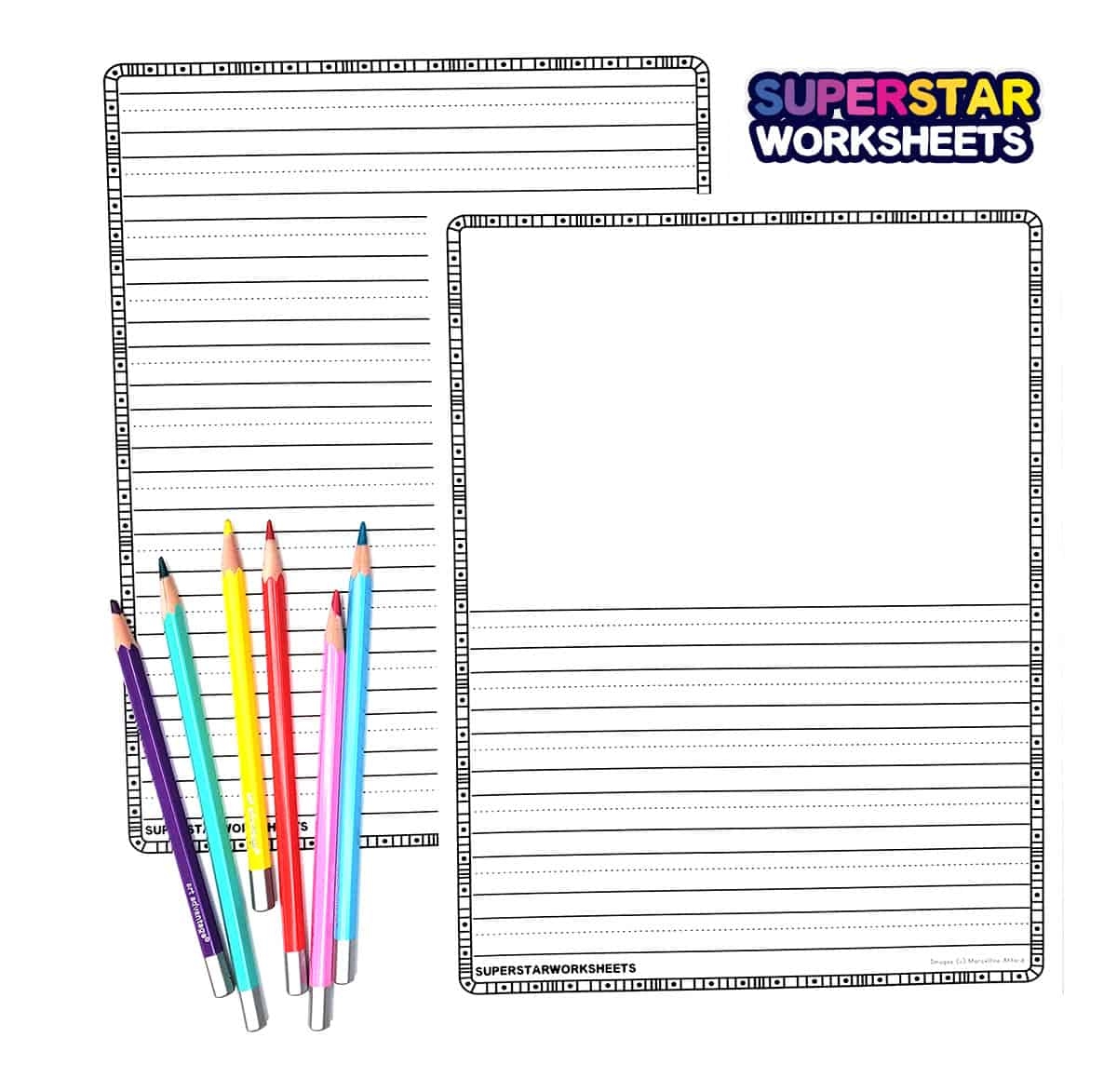 Kindergarten Writing Paper Superstar Worksheets Kindergarten Writing Paper Superstar Worksheets