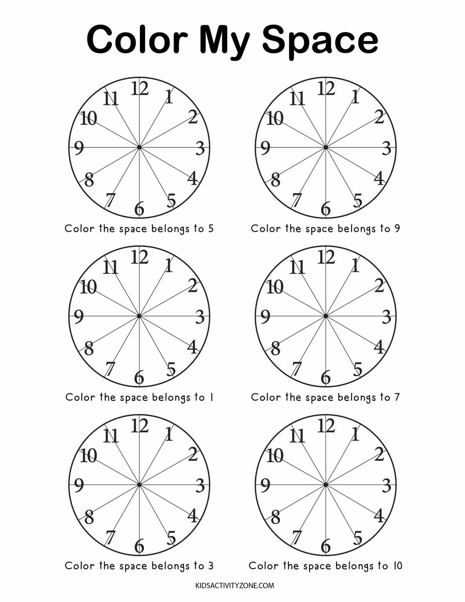 Learn How To Tell Time Worksheets Kids Activity Zone