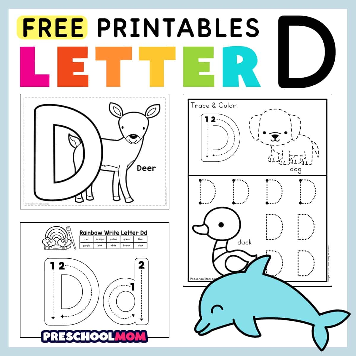 33 Letter D Worksheets Activities Fun With Mama