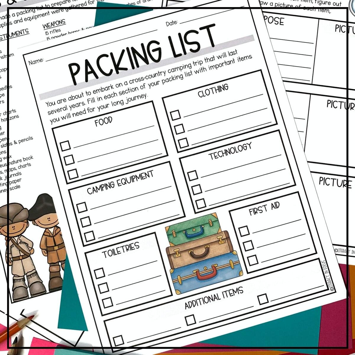 Lewis And Clark Expedition Intro Activity And Lesson Plan PDF Literacy In Focus Lewis And Clark Word Search