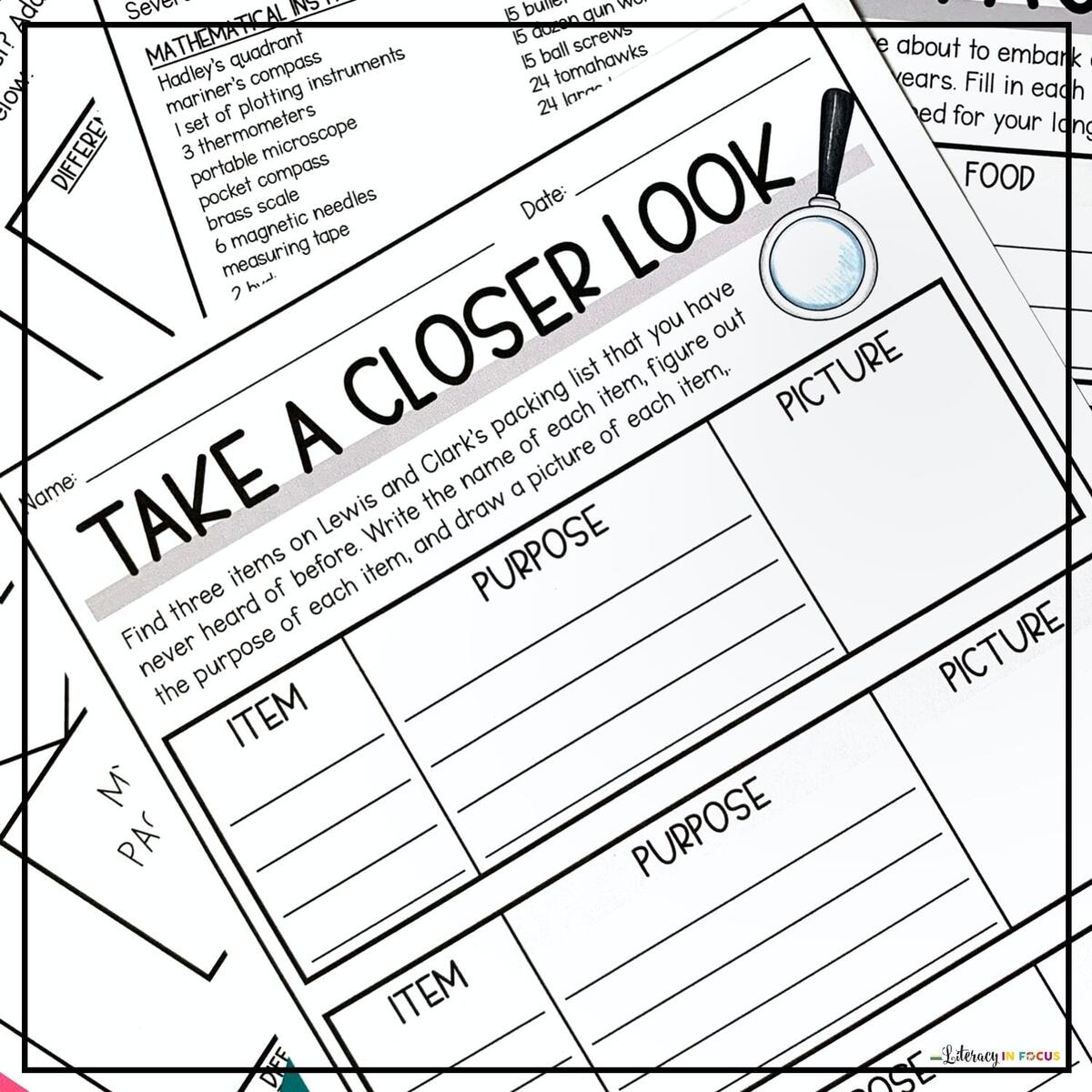 Lewis And Clark Expedition Intro Activity And Lesson Plan PDF Literacy In Focus Lewis And Clark Expedition Intro Activity And Lesson Plan PDF Literacy In Focus