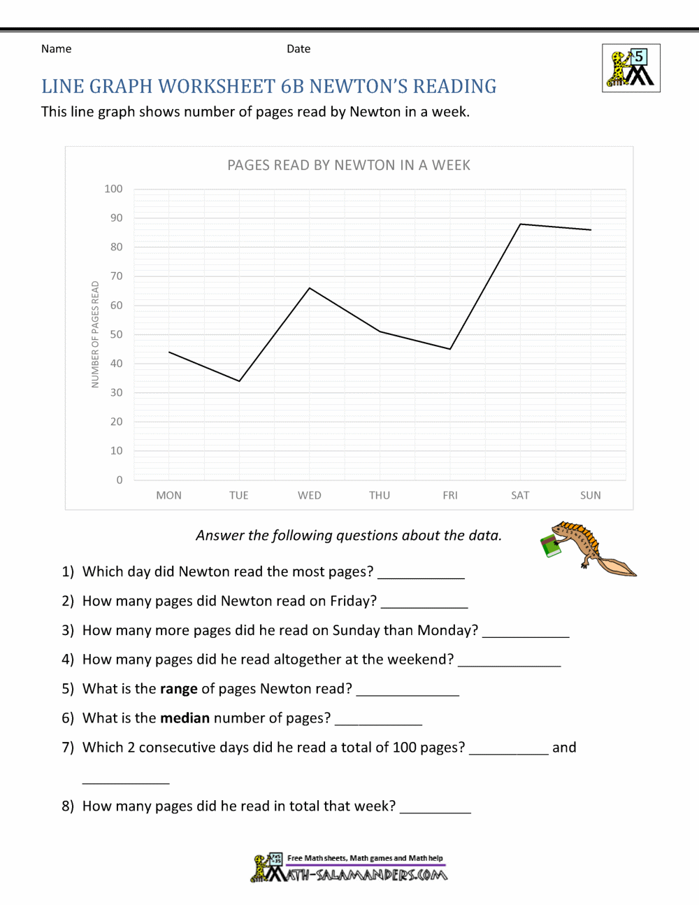 Line Graphs 6th Grade Worksheets Line Graphs 6th Grade Worksheets