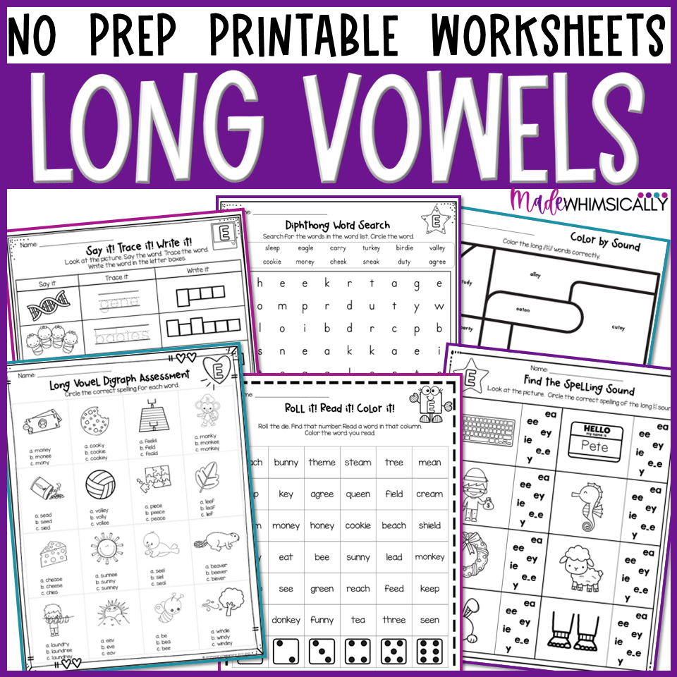 Long Vowel Worksheets Vowel Team CVCe Printables And Phonics Worksheets Made By Teachers Long Vowel Worksheets Vowel Team CVCe Printables And Phonics Worksheets Made By Teachers
