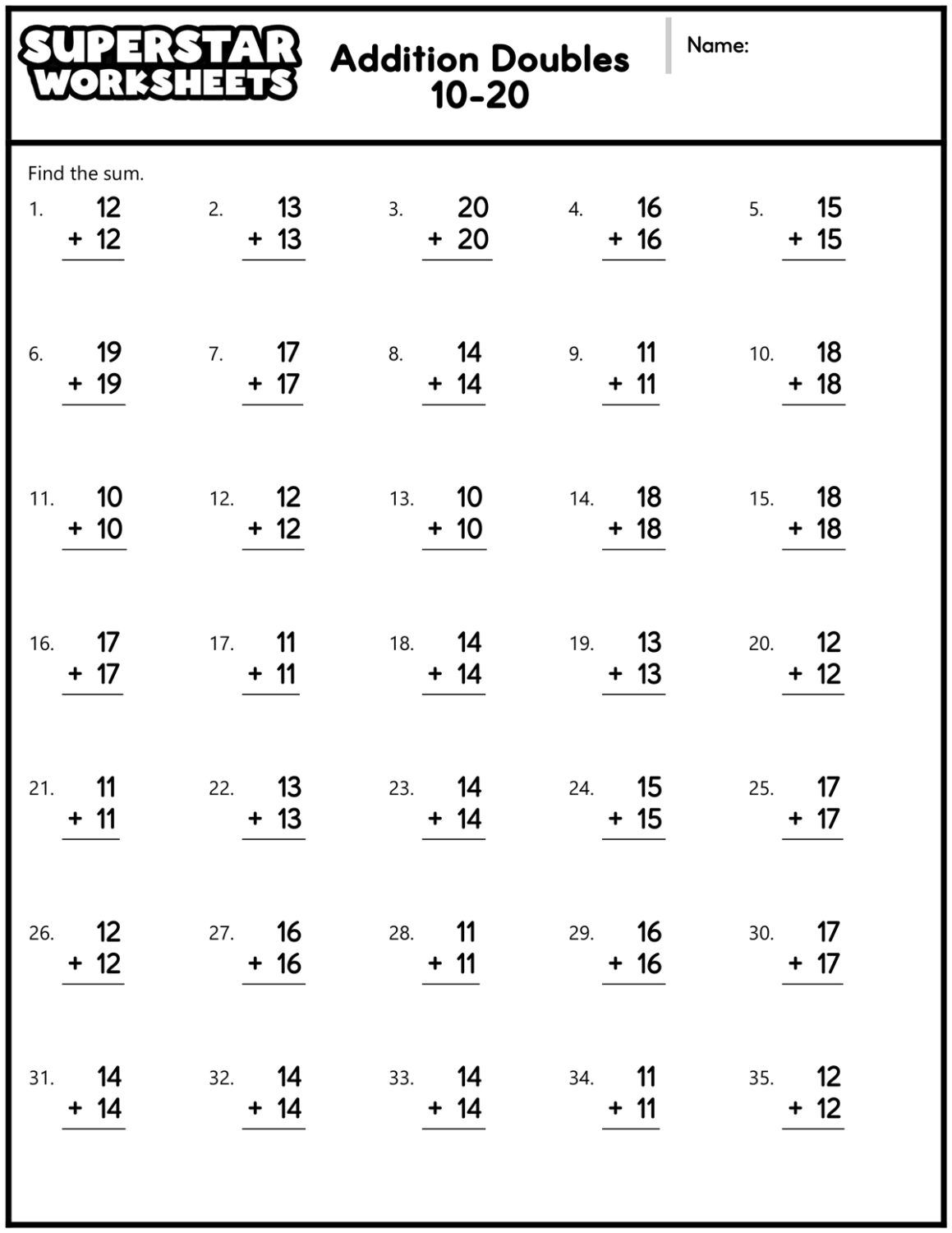 Math Worksheets Superstar Worksheets Free Custom Printable Preschool Worksheet Templates Canva