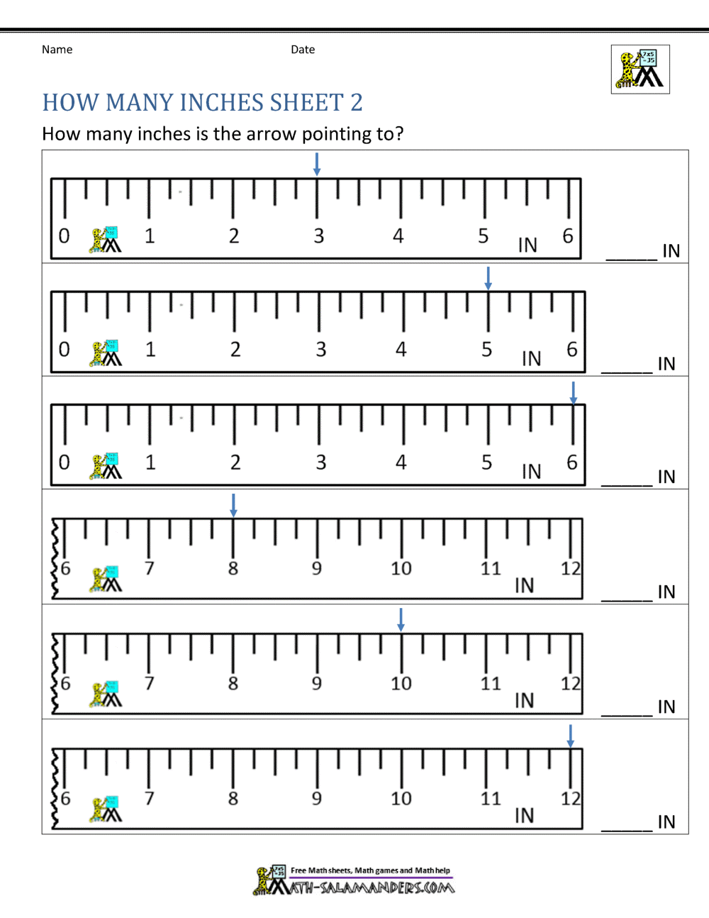 Measuring Length Worksheets Measuring Length Worksheets