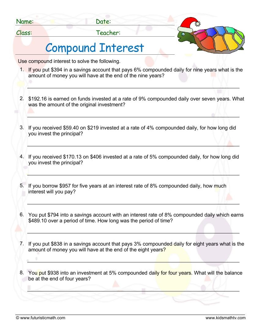 Money And Consumer Math Worksheets Pdf Math Champions Profit And Loss Activity Worksheets Library