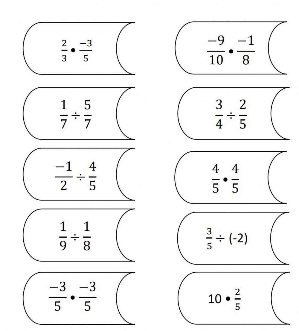 Printable Rational Numbers Worksheets