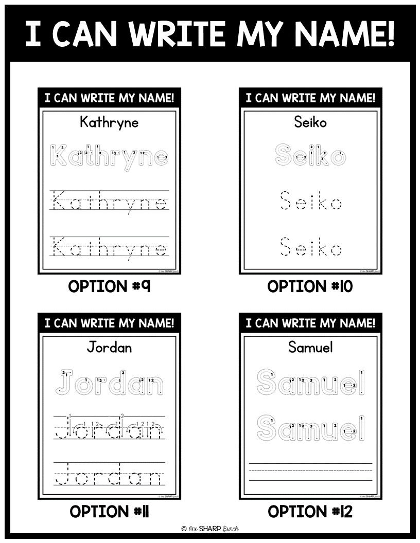 Name Tracing Editable Name Practice Mats Name Activities Name Writing One Sharp Bunch Name Tracing Editable Name Practice Mats Name Activities Name Writing One Sharp Bunch