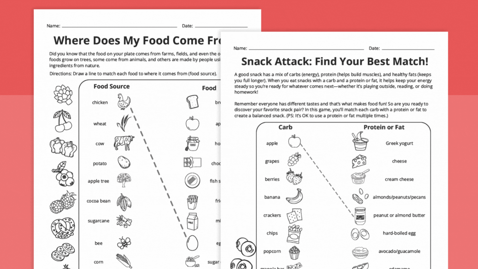 Nutrition Worksheet Bundle Free Printables Nutrition Worksheets Free Printable Ideas And Templates