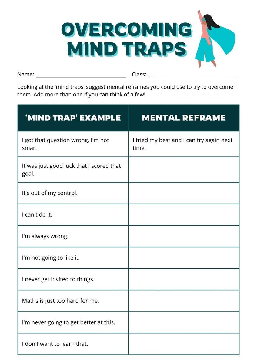 Page 2 Free And Customizable Mental Health Templates Canva Mental Health Worksheet The 7 Minute Life