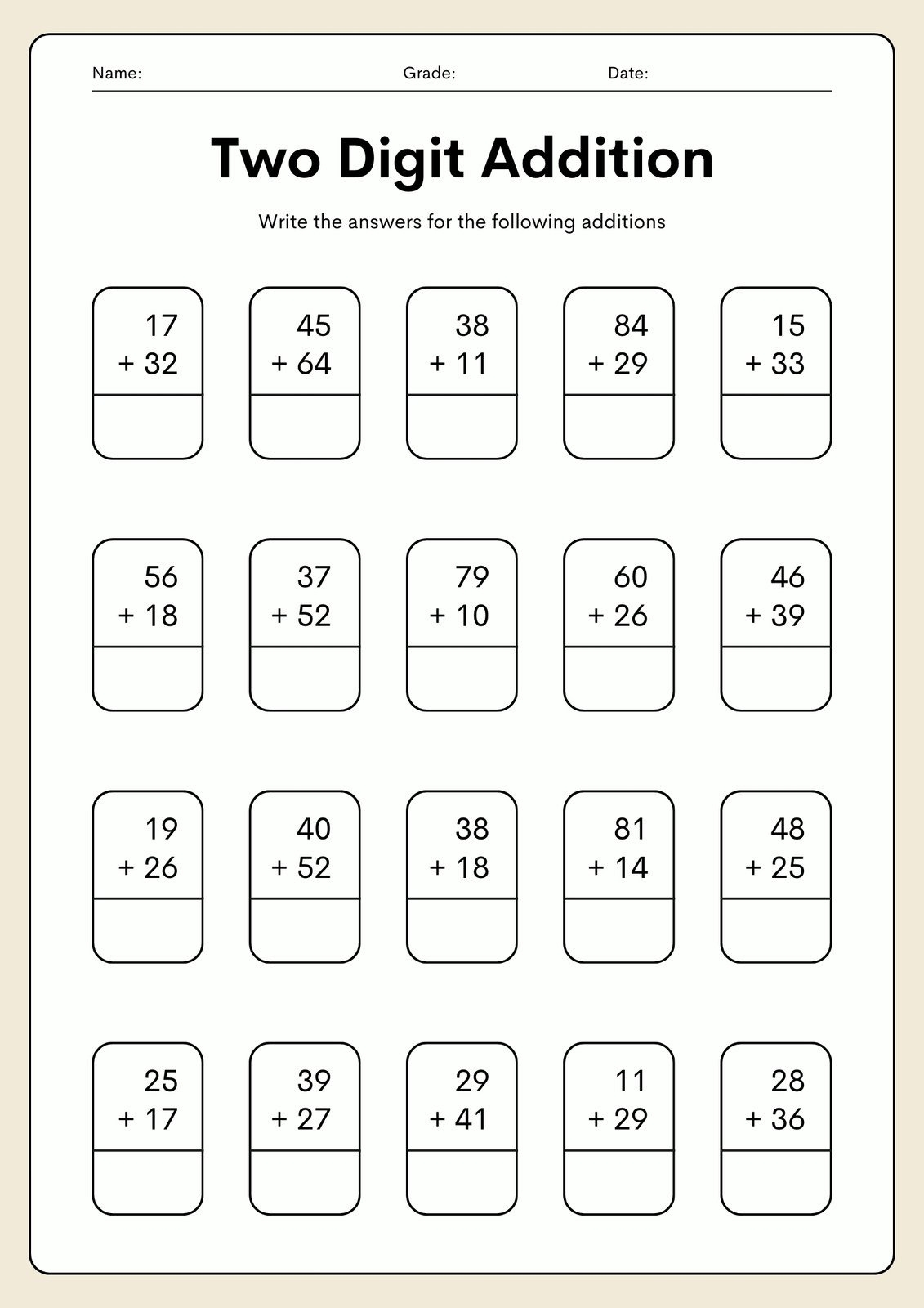 Page 5 Free Printable 2nd Grade Math Worksheets Canva Page 5 Free Printable 2nd Grade Math Worksheets Canva