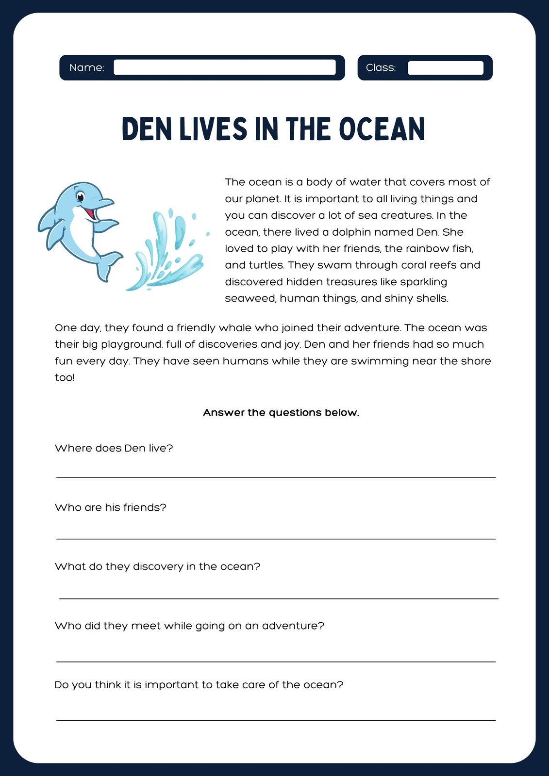 Page 5 Free Printable 2nd Grade Reading Worksheet Templates Canva Second Grade Reading Worksheets Improve Fluency And Vocabulary