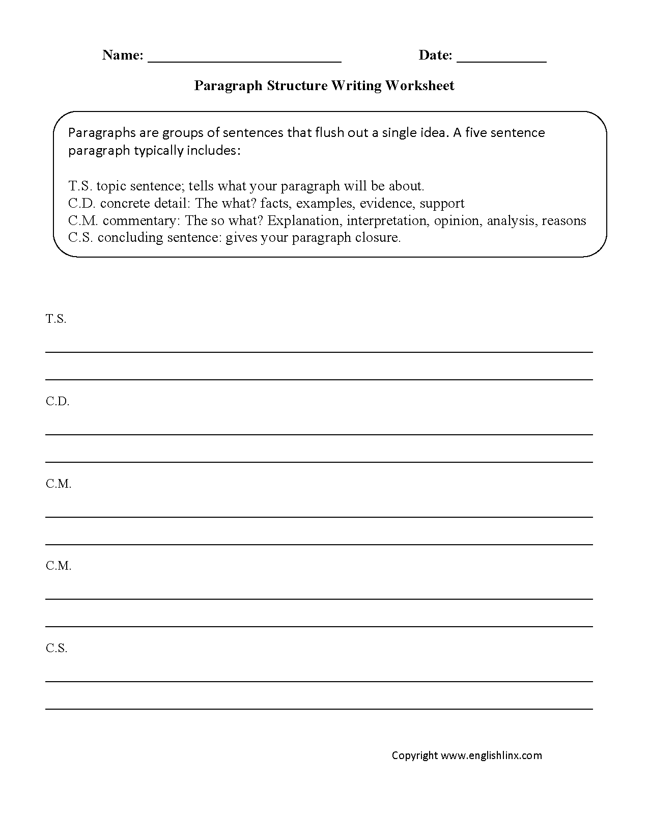 Paragraph Writing Worksheets Free Printable Writing Practice Paragraph Writing Worksheets Free Printable Writing Practice