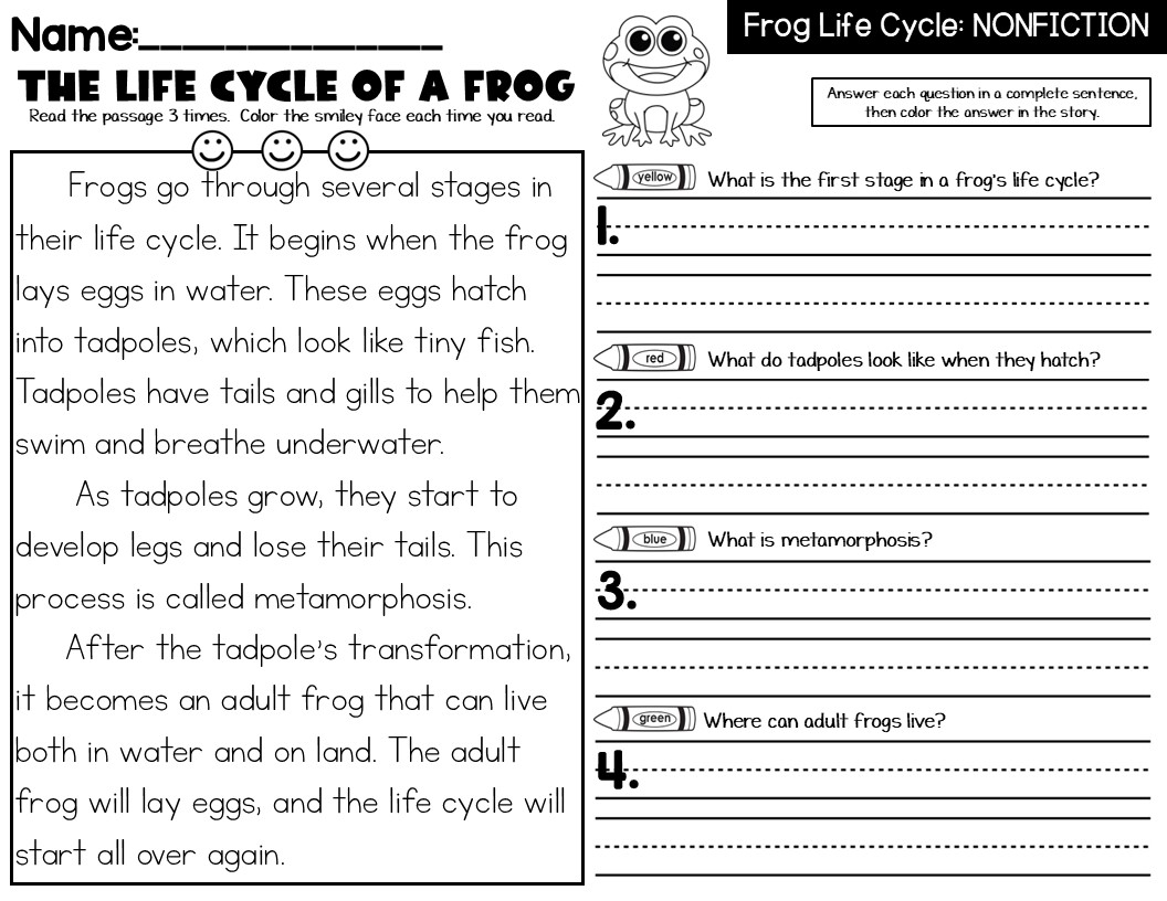 PDF Answer Key Science Reading Comprehension Worksheets Free English PDF Answer Key Science Reading Comprehension Worksheets Free English