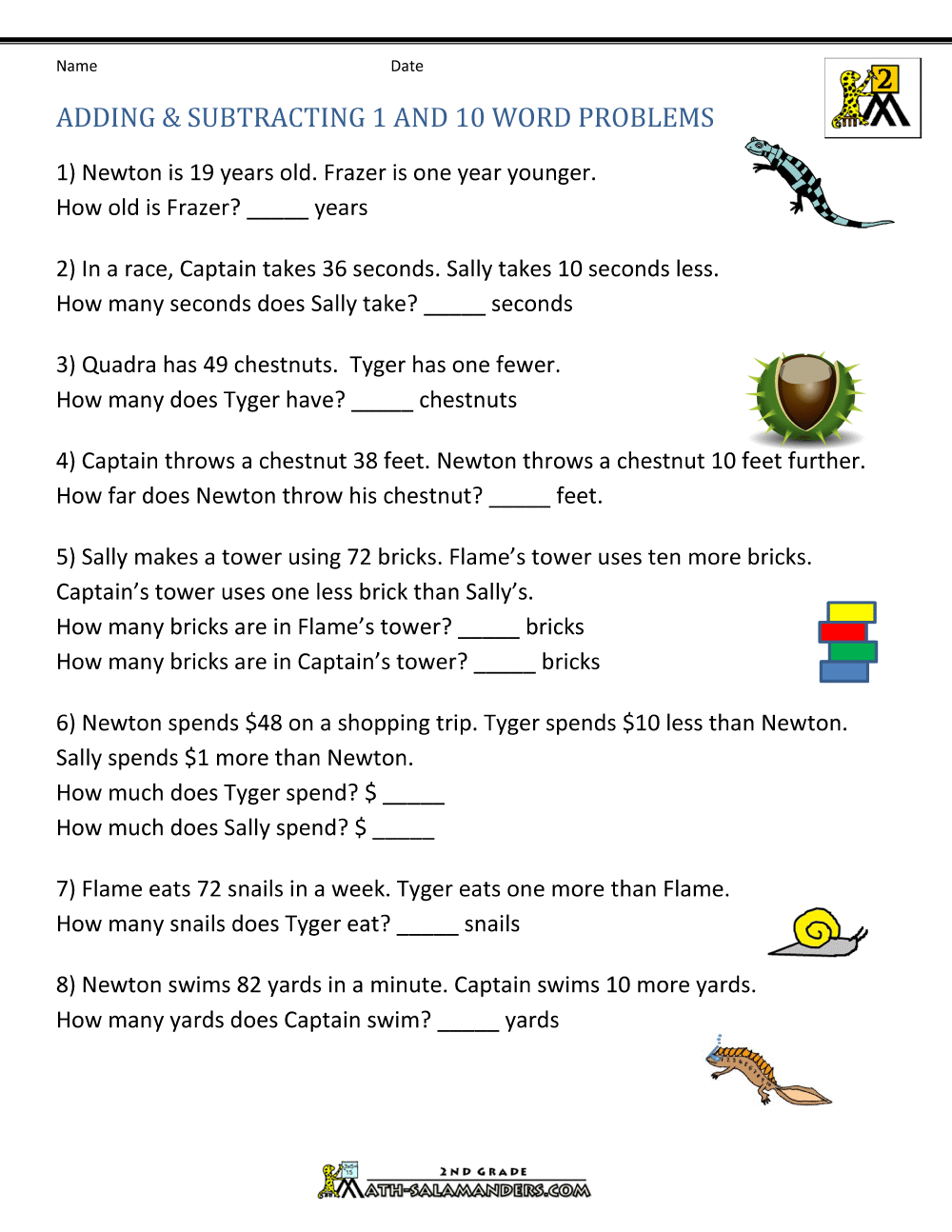 Printable Addition And Subtraction Worksheets Printable Addition And Subtraction Worksheets