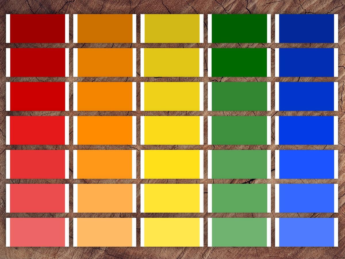 Printable Montessori Colour Tablets Preschool Colours Etsy Israel