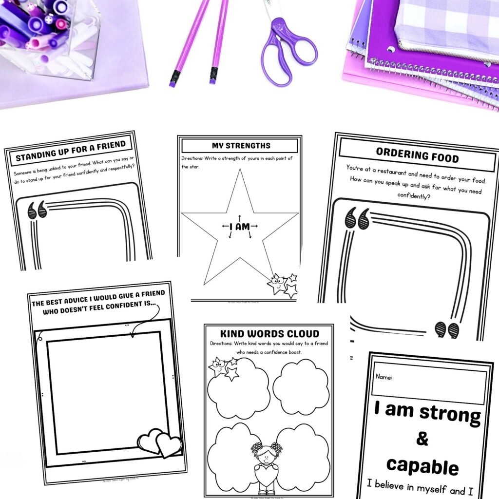Printable Self Esteem Activities For Kids Learn Grow Aspire Printable Self Esteem Activities For Kids Learn Grow Aspire