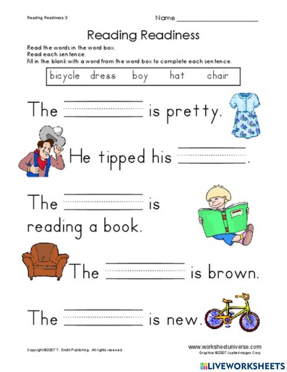 Reading Readiness Worksheet Worksheets Library Reading Readiness Worksheet Worksheets Library