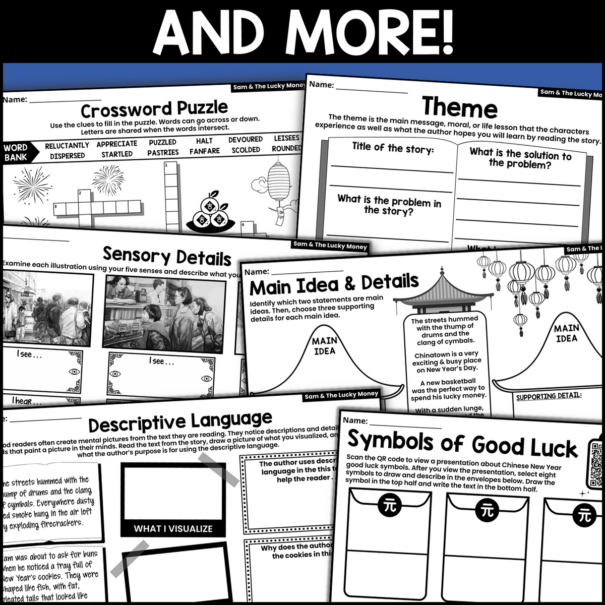 Sam And The Lucky Money Interactive Read Aloud Activities Classful