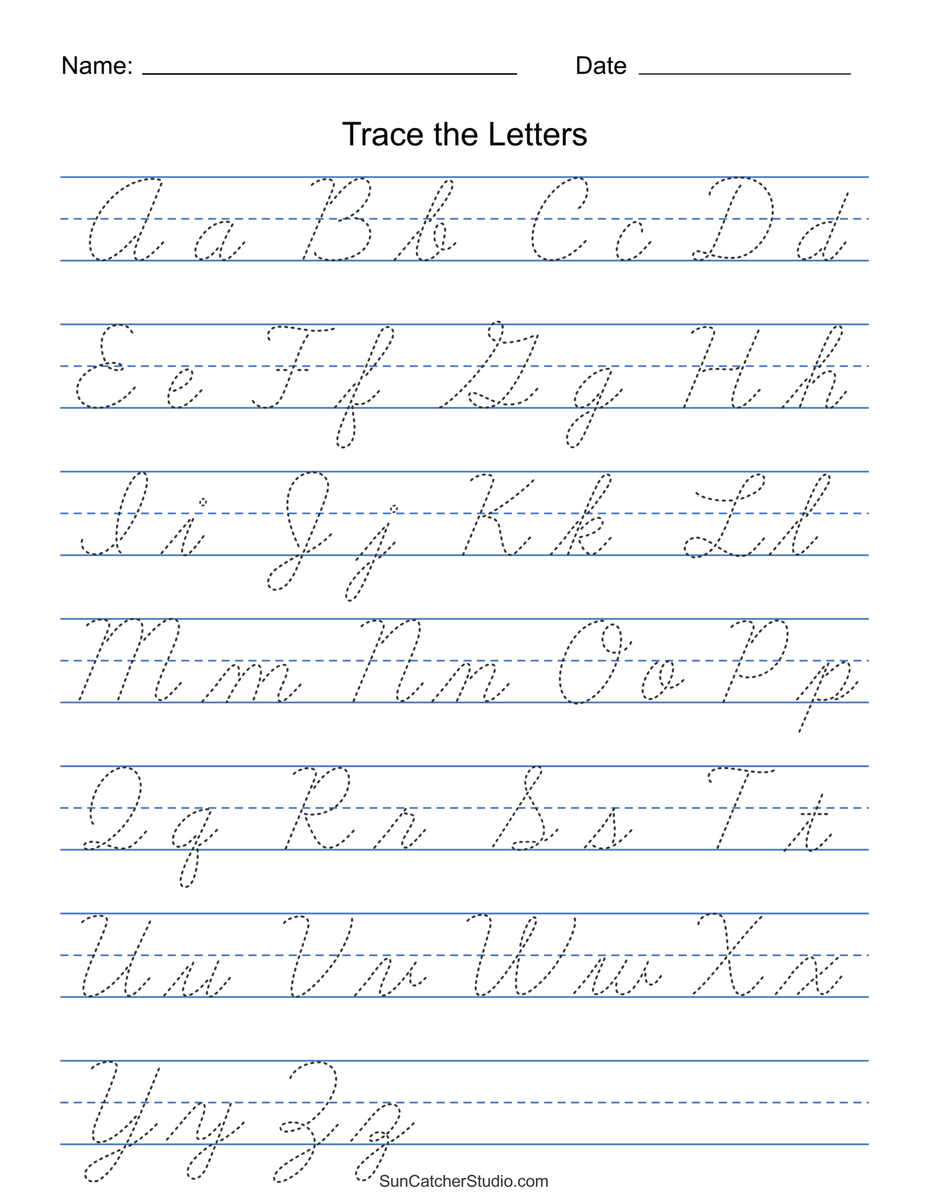 Script Writing Practice Book Brush Lettering Workbook Cursive Letter Formation Worksheets ABC Writing Practice Cursive Handwriting Practice Book IPad Lettering Cursive Handwriting Workbook 8 12