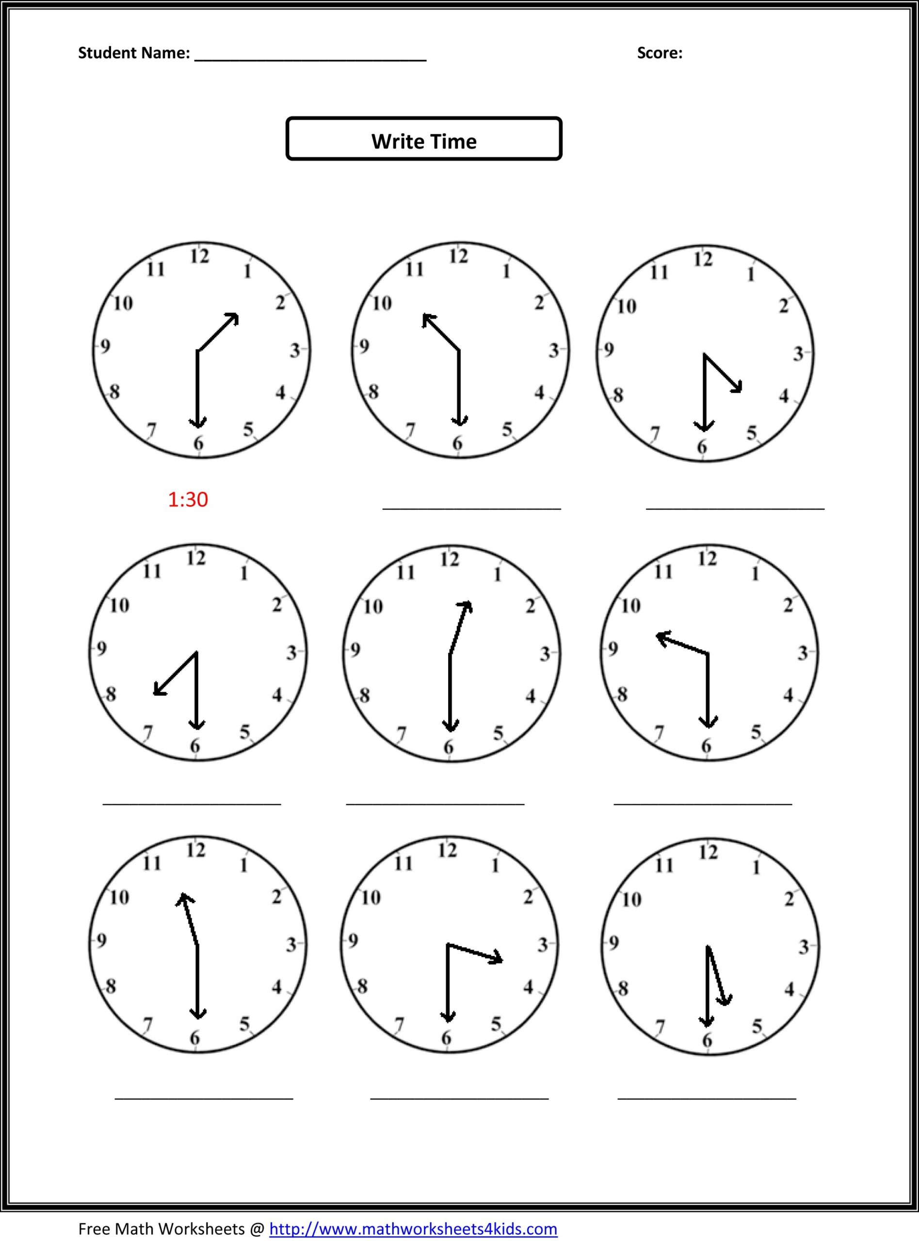 Second Grade Math Worksheets Third Grade Math Worksheets 2nd Worksheets Library