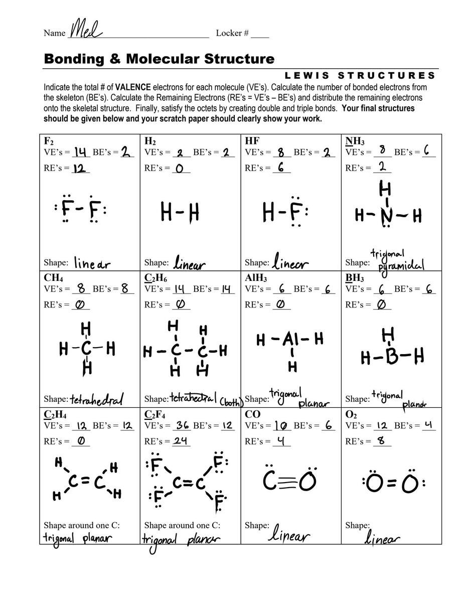 SOLUTION Chem 3a Ch 10 Lewis Dot Worksheet Studypool Worksheets Library SOLUTION Chem 3a Ch 10 Lewis Dot Worksheet Studypool Worksheets Library