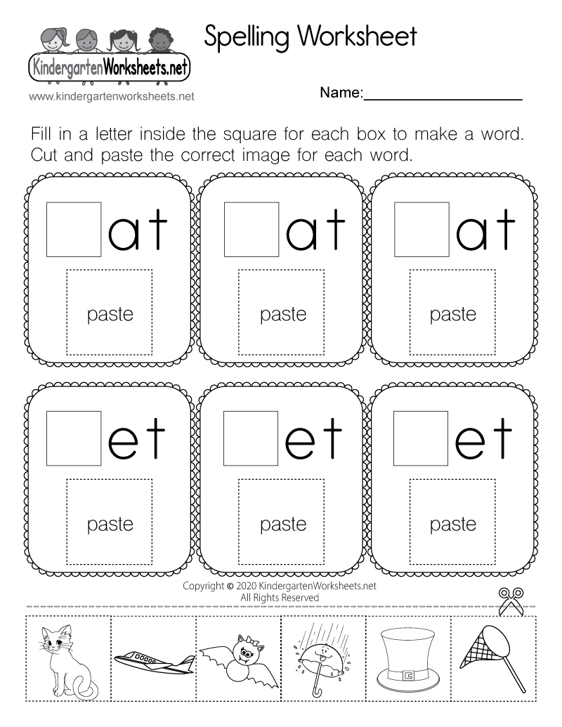Spelling Three Letter Words Worksheet Free Printable Digital PDF Free Printable Spell And Match Worksheet