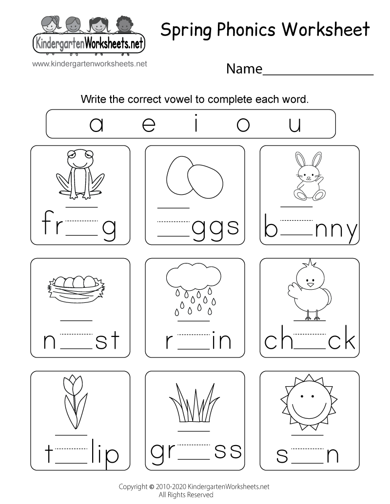 Spring Phonics Worksheet Free Printable Digital PDF Free And Customizable Phonics Templates