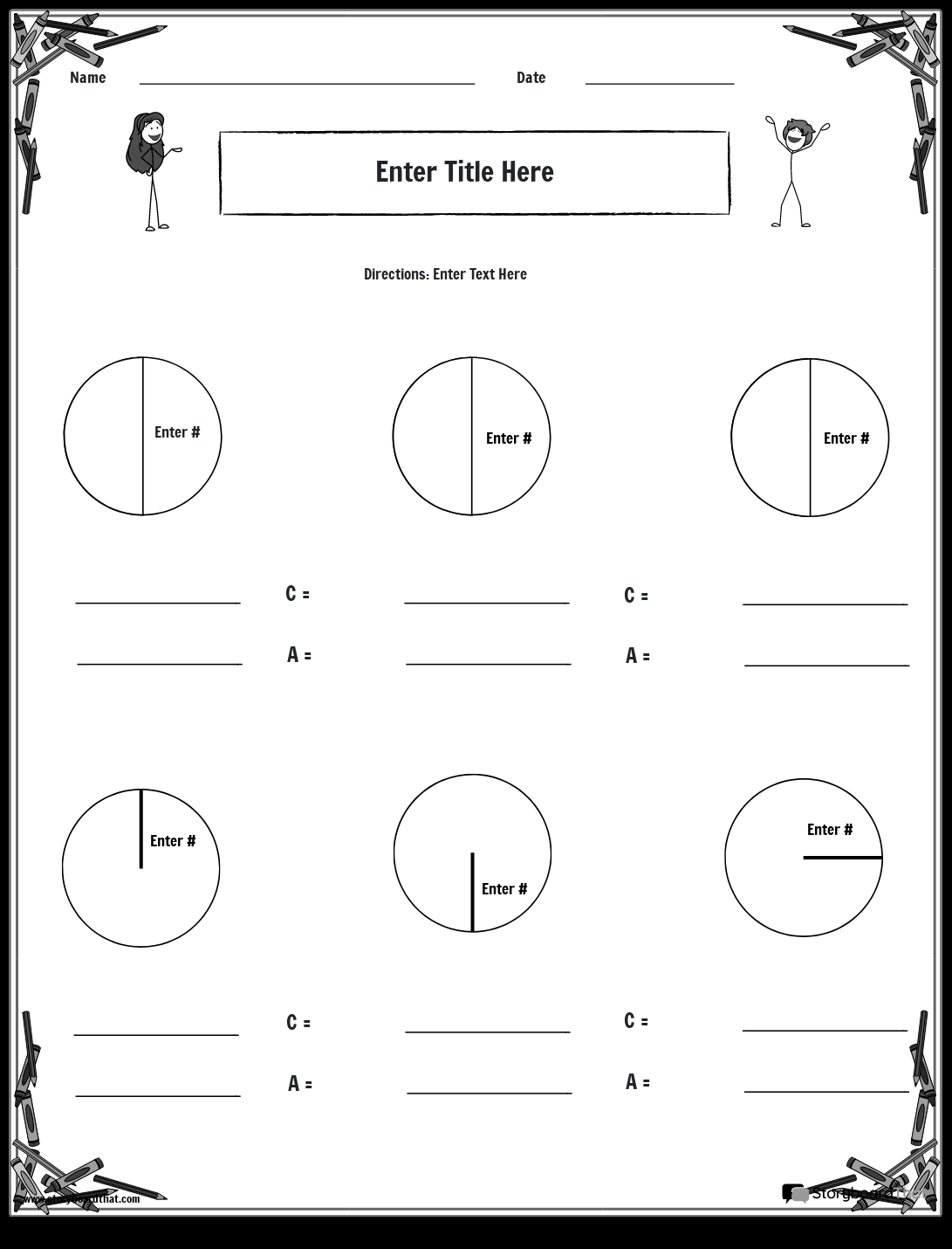 Area And Circumference Of Circles K12 Math Worksheets