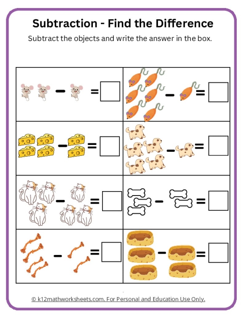 Size Distance Direction Worksheets K12 Math Worksheets