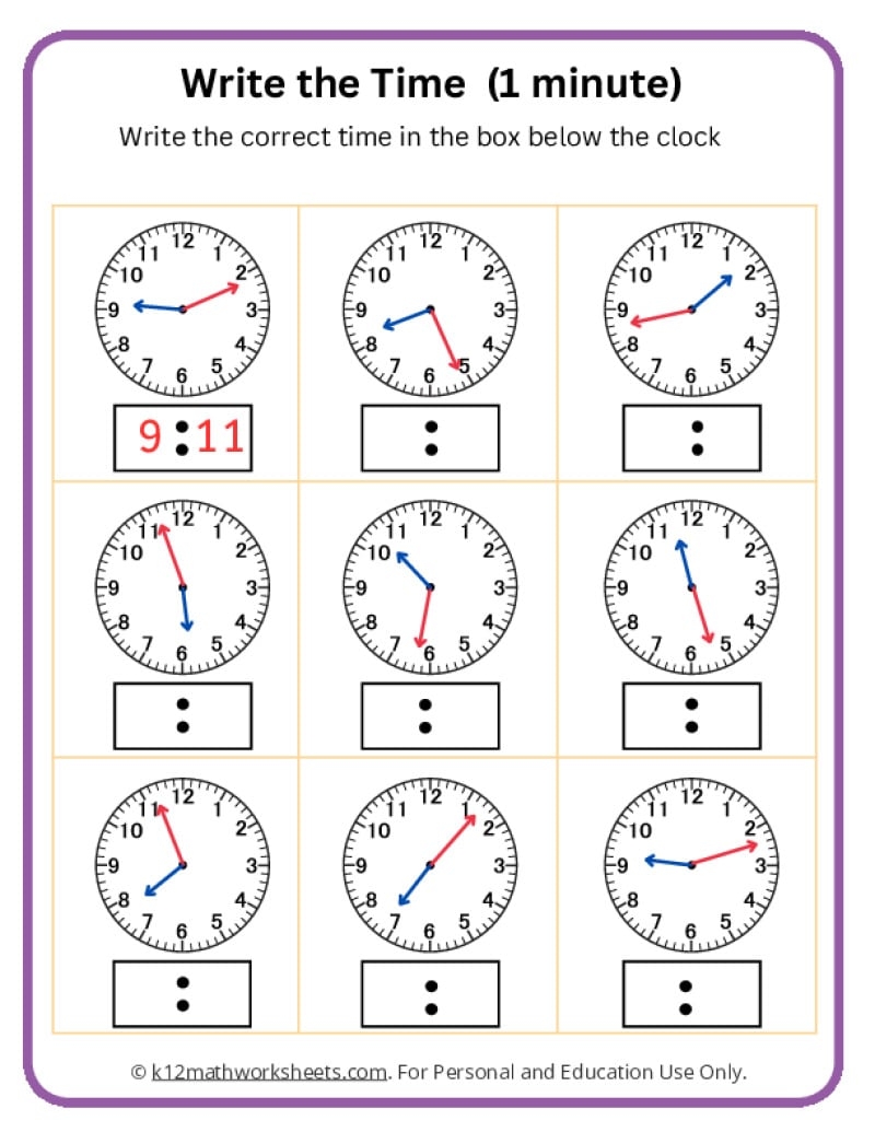 Telling Time Worksheets Free Printable Telling Time Worksheets Analog Clock Free Printables Lettering SVG Files Tools Apps