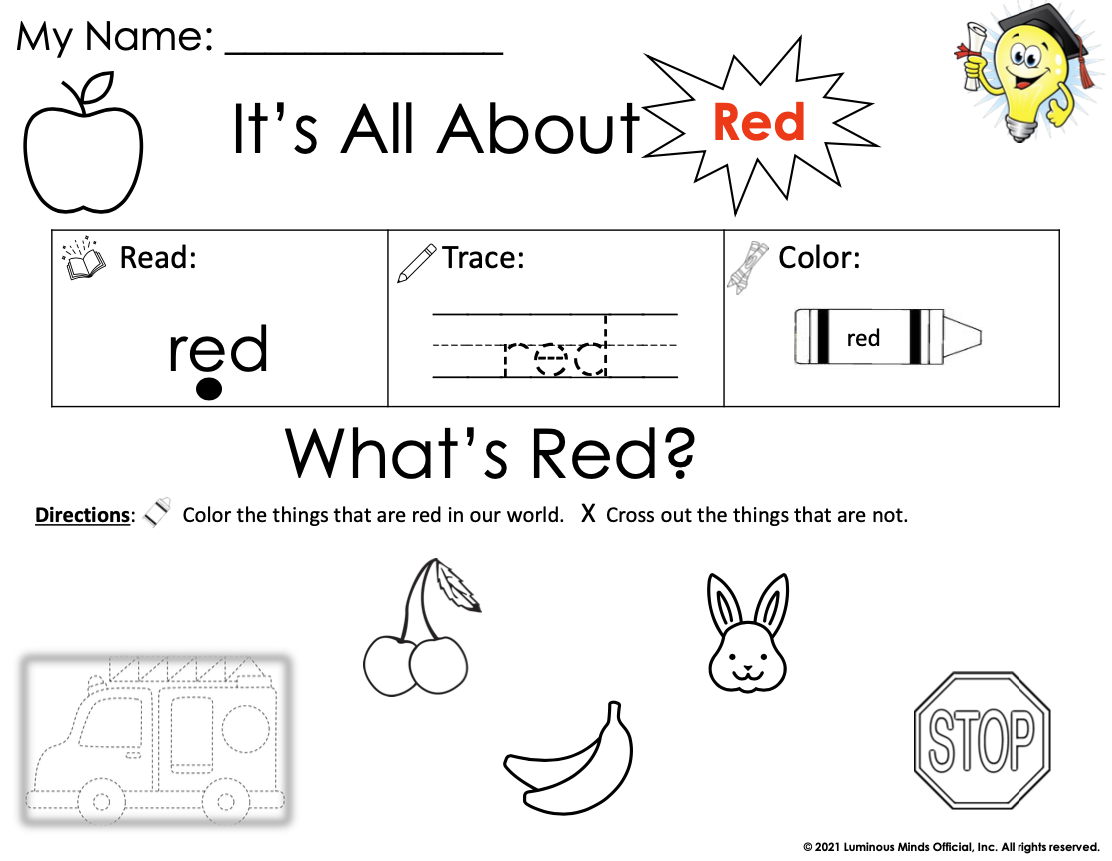 The Color Red Activity Pack Introduce And Teach The Color Red Classful Color Sorting Images To Colors Color Sheets Identification Of Colors And Shapes Homeschool Worksheet Preschool Worksheet Kindergarten Etsy
