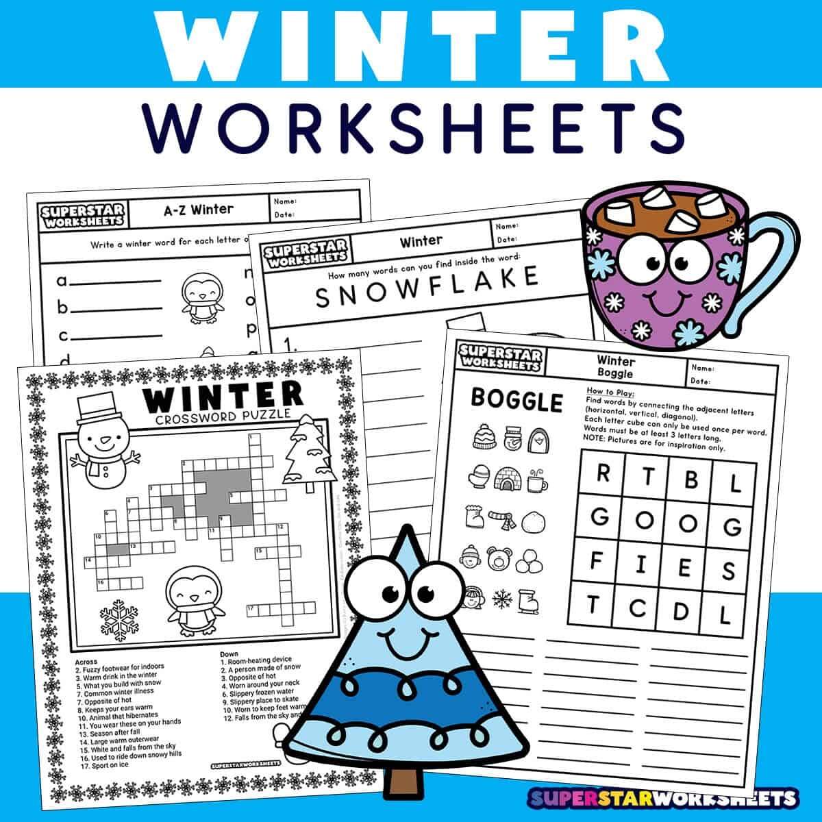 Winter Worksheets Free Printables Superstar Worksheets Winter Worksheets Free Printables Superstar Worksheets