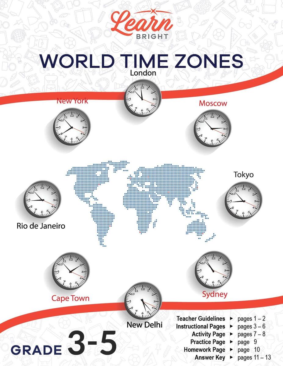 World Time Zones Free PDF Download Learn Bright World Time Zones Free PDF Download Learn Bright