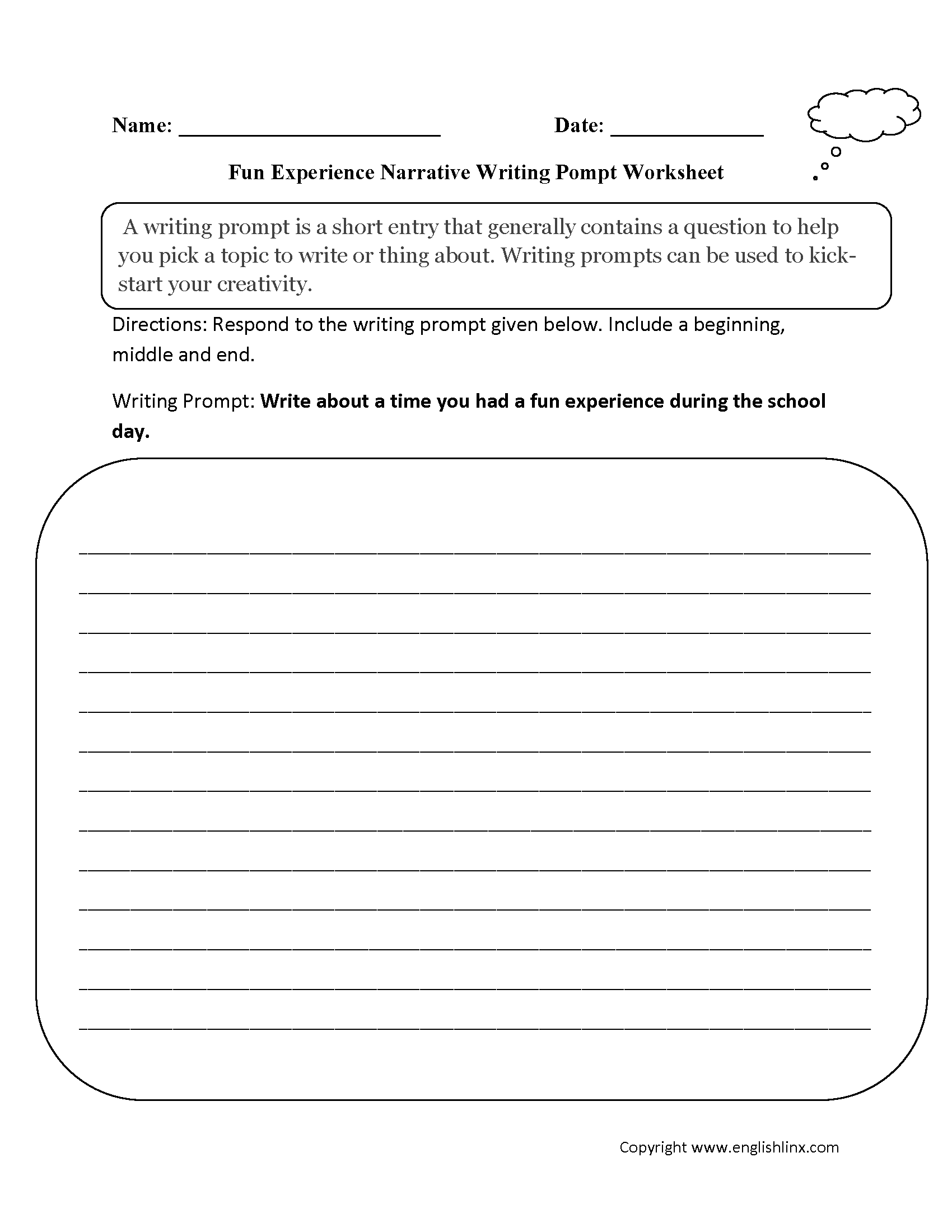 5th Grade Writing Worksheets Letter Writing Worksheet